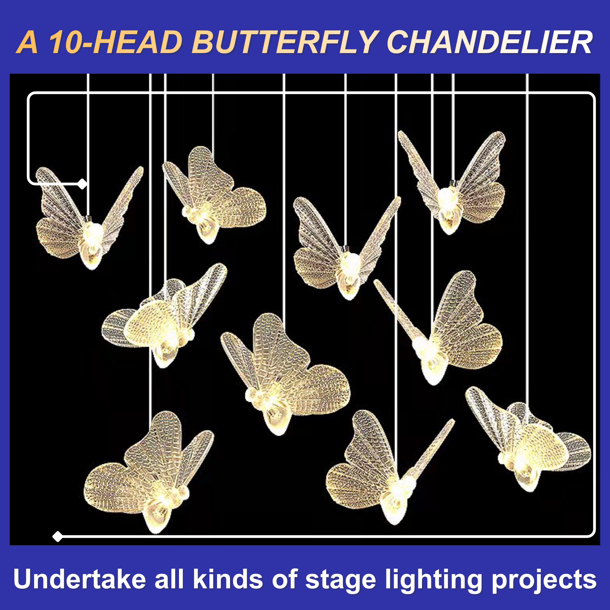 Cross-Border Best-Selling Light Luxury Loft High Staircase Chandelier, Modern And Simple Small Duplex Villa Living Room Crystal Rotating Long Chandelier, Environmental Atmosphere Creation, Factory Wholesale Stage Equipment Application Scenario