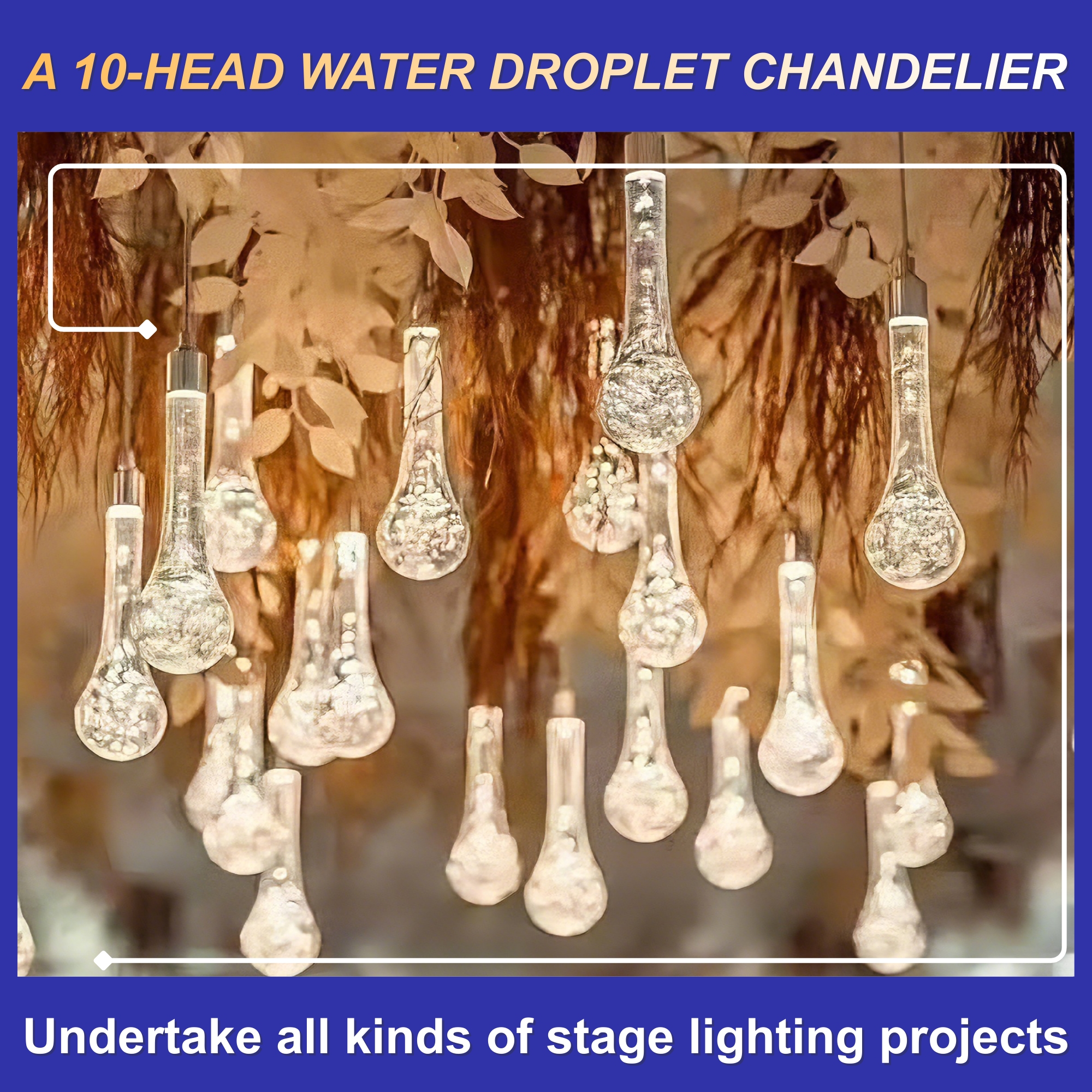 Cross-Border Best-Selling Light Luxury Loft High Staircase Chandelier, Modern And Simple Small Duplex Villa Living Room Crystal Rotating Long Chandelier, Environmental Atmosphere Creation, Factory Wholesale Stage Equipment details Picture