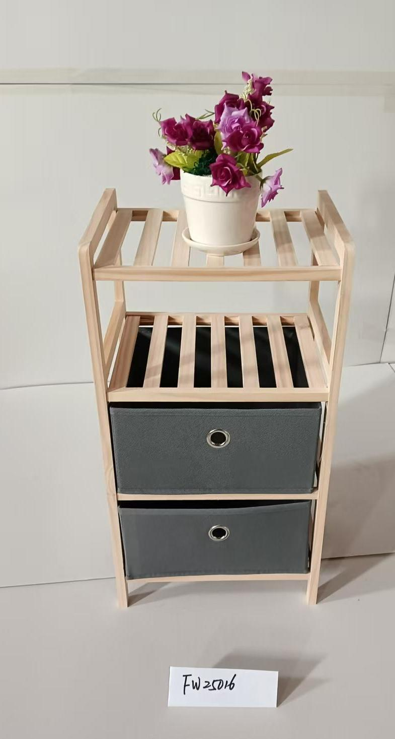 Daily necessities storage dust-proof layer rack, cosmetics rotating storage rack, bathroom supplies fabric box trolley, fabric storage box trolley Item Picture
