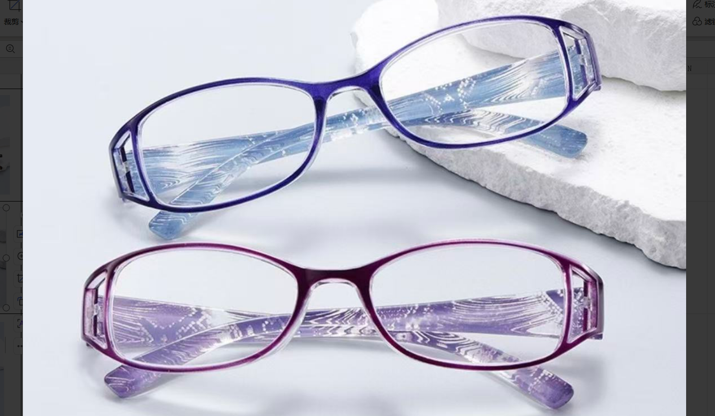 832A | 超轻防蓝光印花老花镜｜女士时尚阅读镜