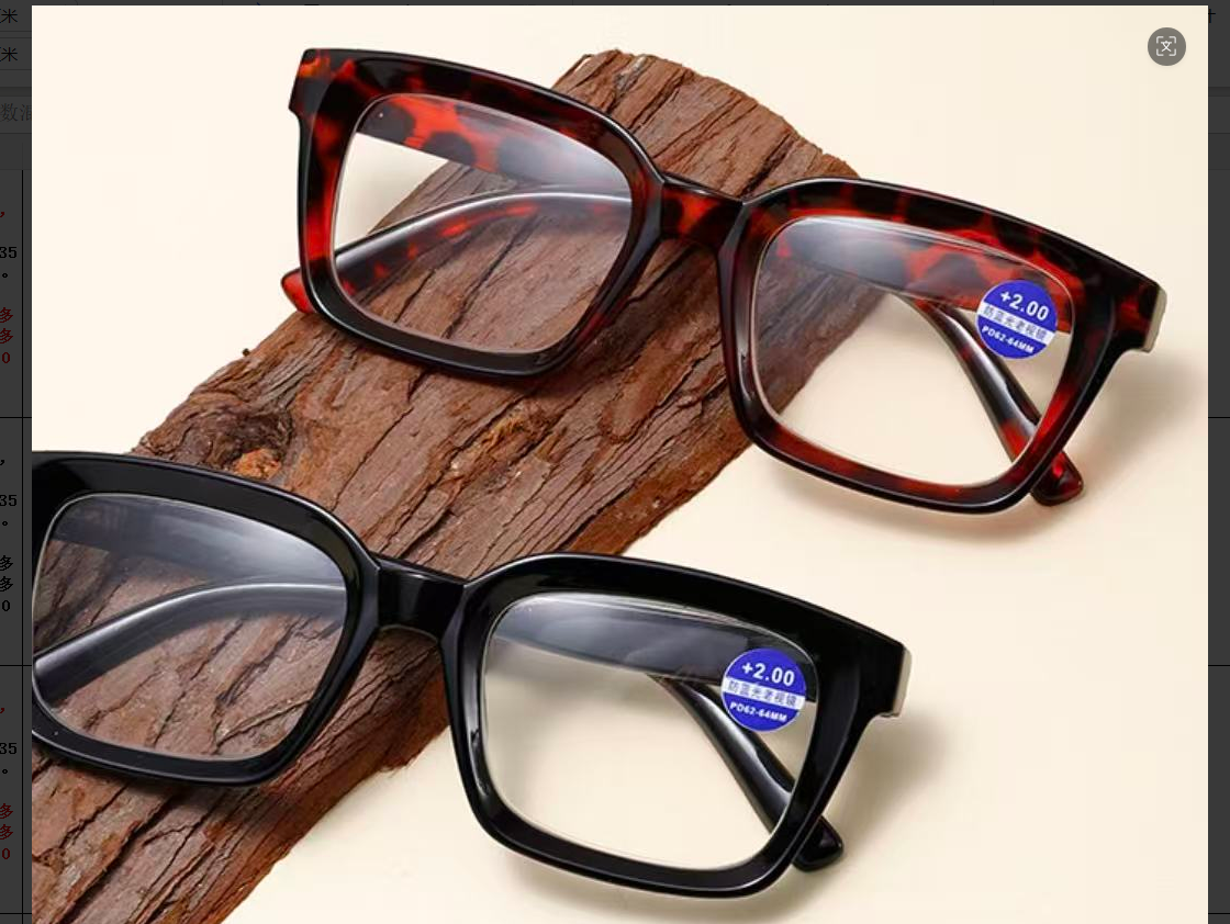 872 | 宽框老花镜｜经典复古阅读镜