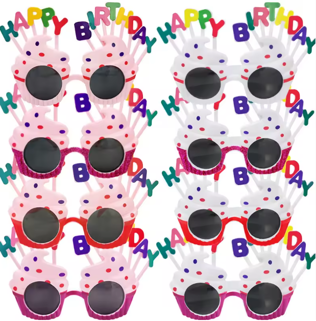 炫彩派对搞怪眼镜恐龙造型儿童运动太阳眼镜球赛专用款派对用品眼镜装饰详情2