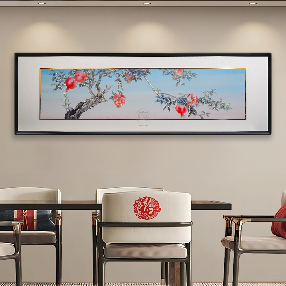 装饰画/木画边/穆斯林装饰画/壁画/装饰画挂画细节图