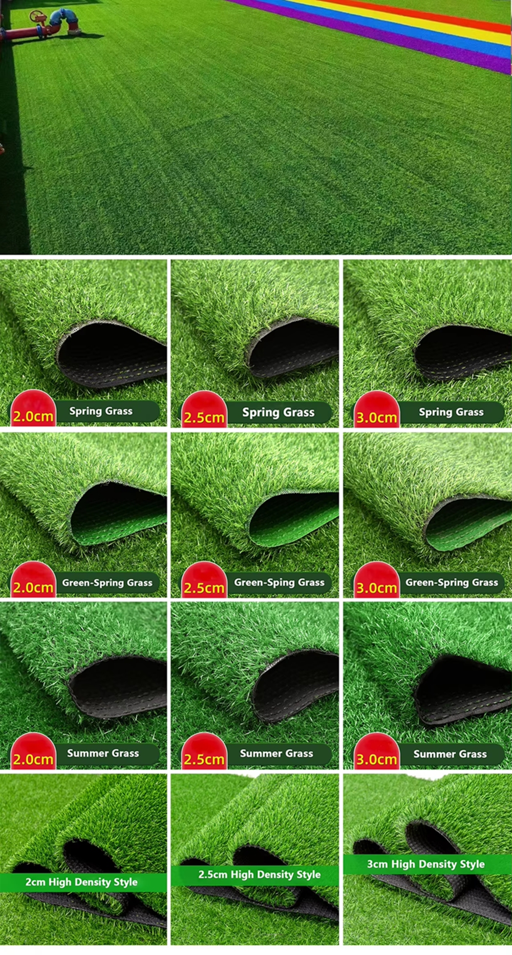 足球场人造草坪50mm运动场地仿真草皮PE材料学校操场人工假草坪草坪仿真草坪户外仿真草坪运动草皮详情11