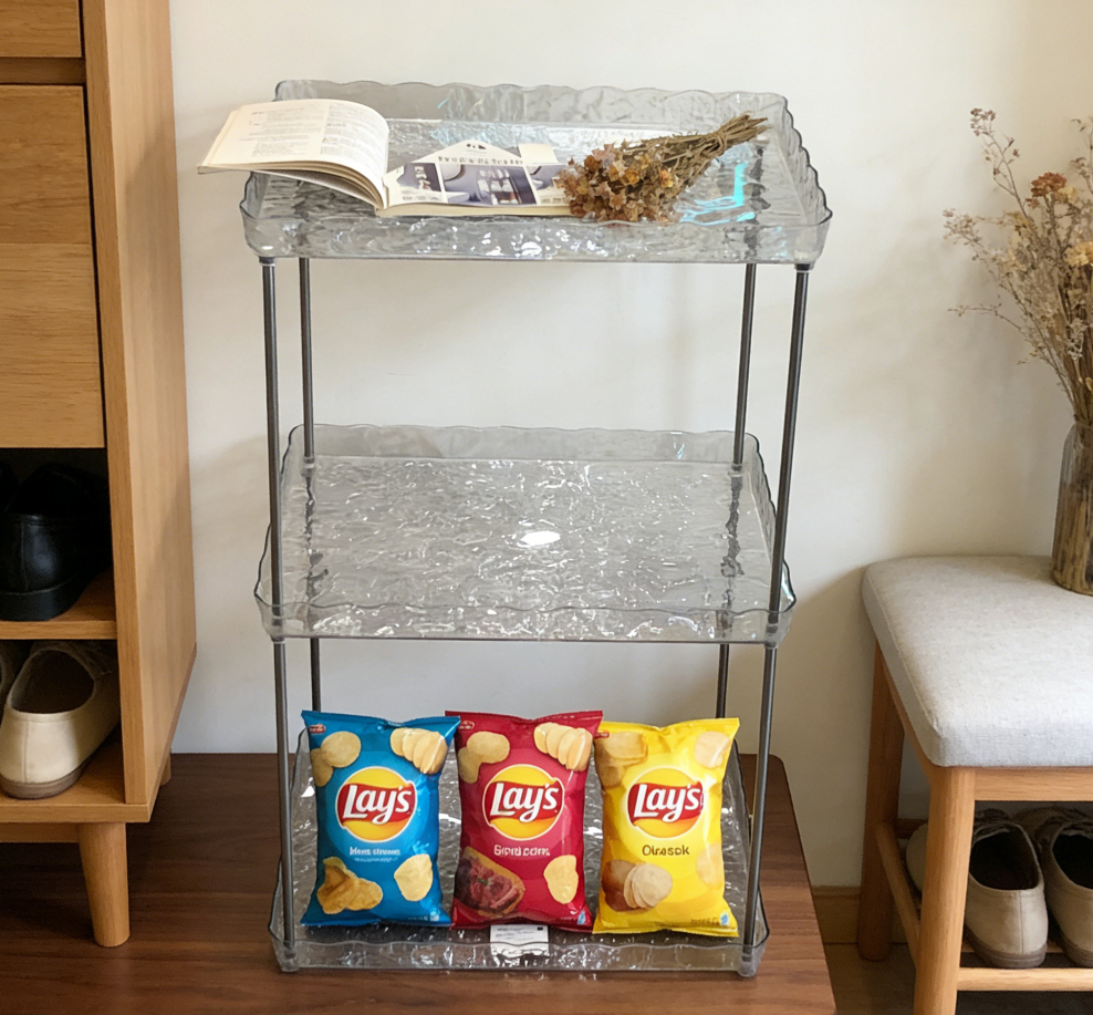 多层置物架实物图