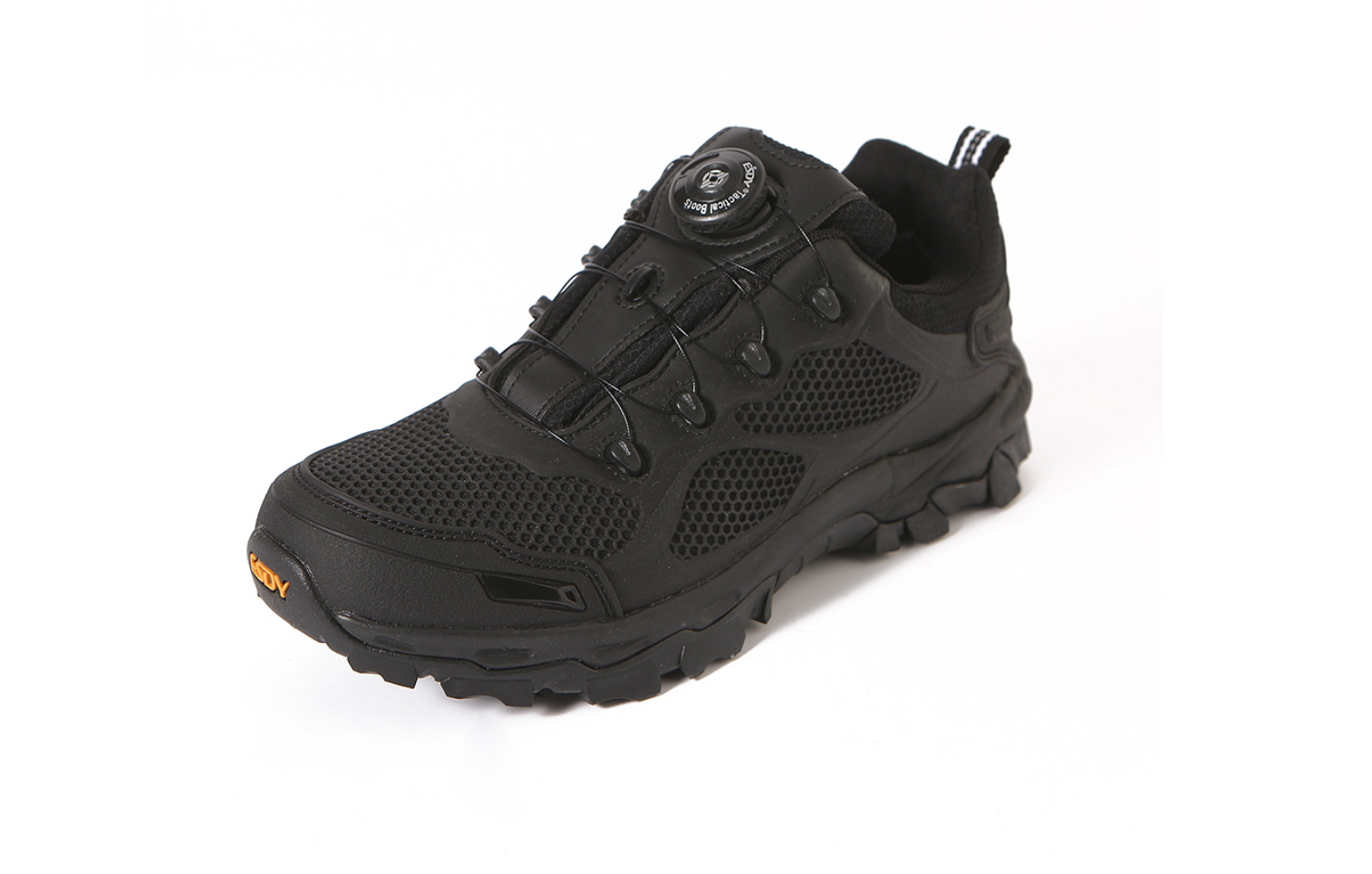 新款户外男士跑步运动鞋春夏季网纱登山鞋骑行训练粘胶鞋徒步旅行鞋透气舒适细节图