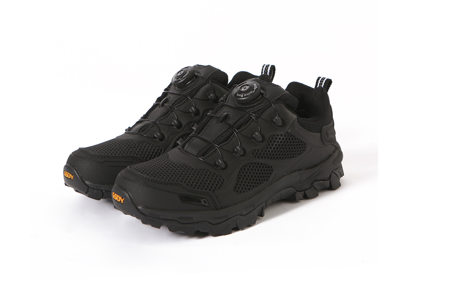 新款户外男士跑步运动鞋春夏季网纱登山鞋骑行训练粘胶鞋徒步旅行鞋透气舒适