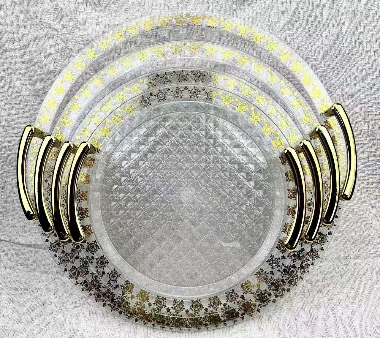 Handicrafts, gifts, decorative fruit plates, hardware handle accessories, shell trays, glass fruit plates, fruit plate baskets, acrylic dried fruit plates, multi-functional ornaments details Picture