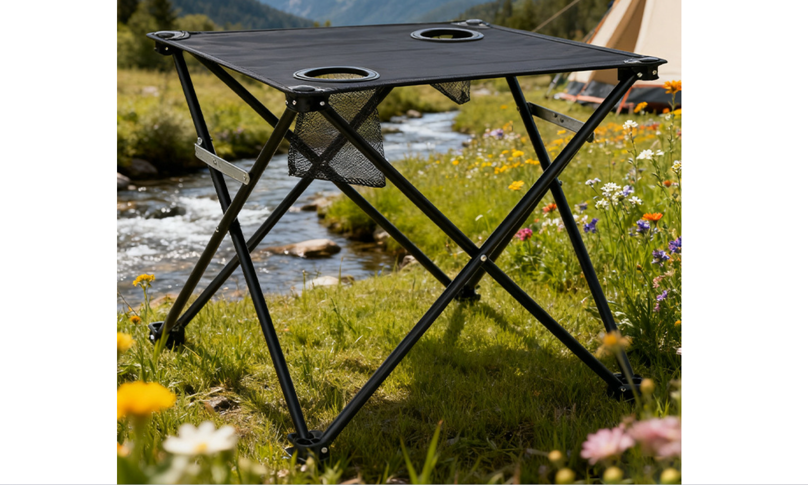 户外露营装备野餐桌折叠桌便携式旅游椅家用车载轻便小布桌