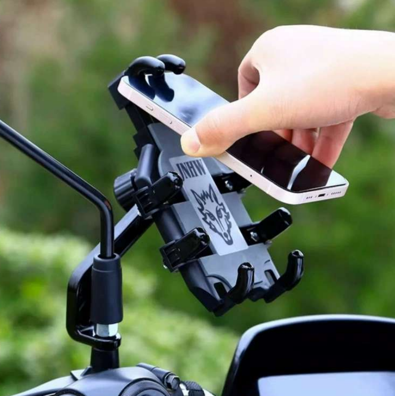 Octopus Mobile phone stand, anti-shock and rotating stand for bicycle riding, mobile phone stand Application Scenario
