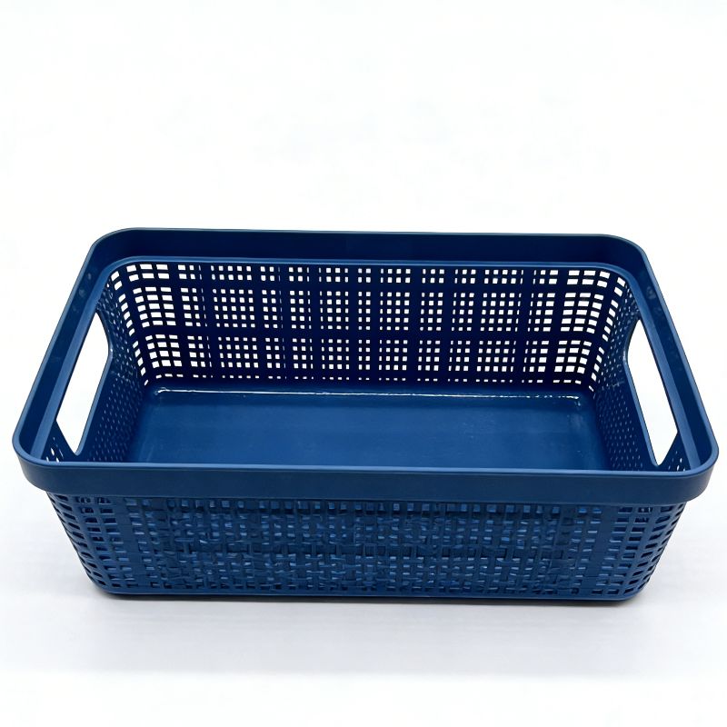 塑料收纳筐批发桌面杂物收纳框幼儿园玩具收纳盒厨房零食小号收纳篮子