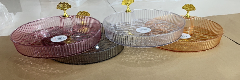 Daily necessities, fruit platters, plastic and glass dried fruit boxes, dried fruit baskets, tableware, fruit platters, heating types, multiple options available Item Picture