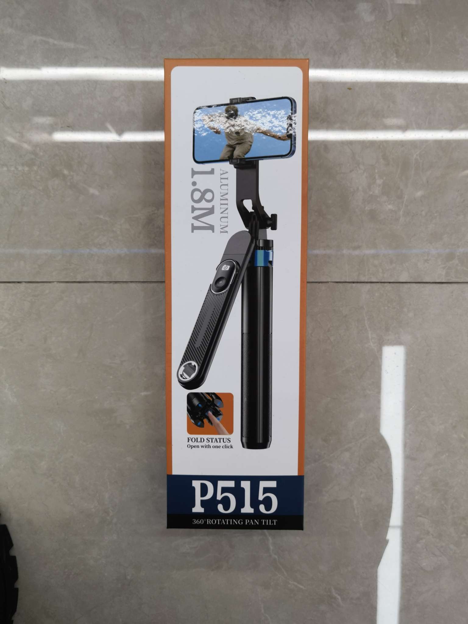 数码电脑手机配件p515多功能自拍杆三脚架充电宝便携自拍桿适用手机相机