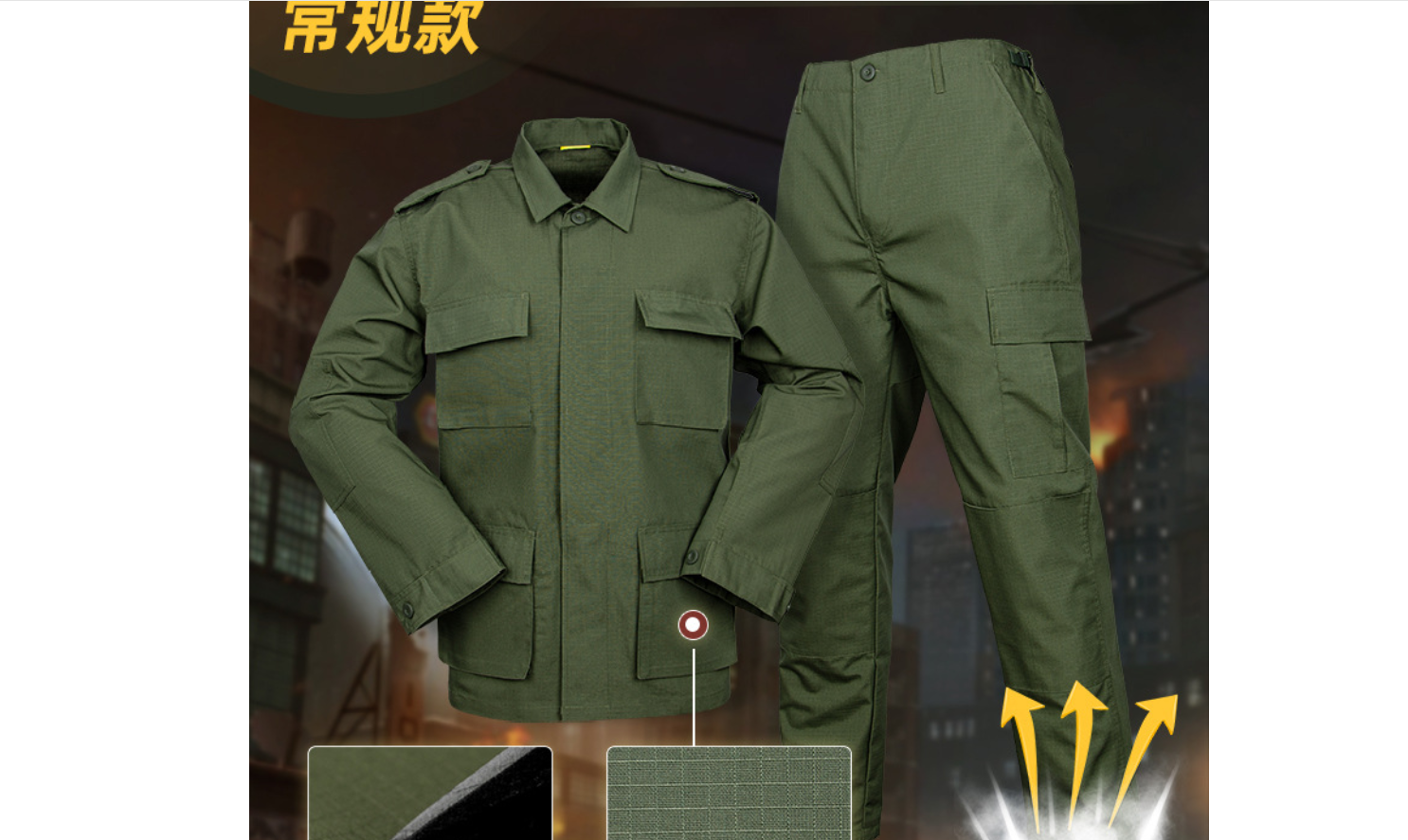 Men's spring outdoor sports camouflage suit, durable outdoor training clothing, breathable ACU tactical suit Application Scenario