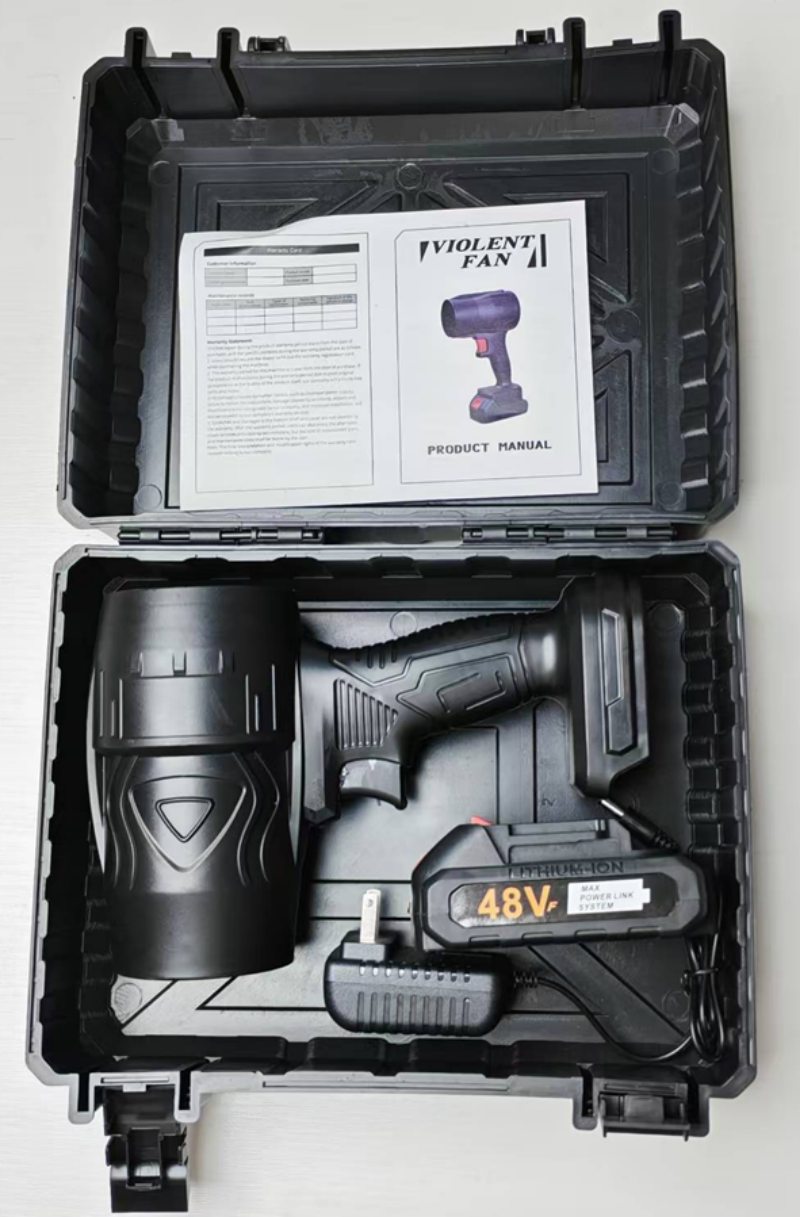 Lithium battery storm machine, portable household violent turbine fan, high-power dust removal, car washing, water blowing and hair dryer pic 8