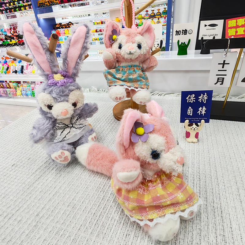 Creative cartoon plush chiffon dress, Lulu keychain, exquisite and cute princess dress, Beibei bag pendant, doll key pendant, car schoolbag pendant, gift, cartoon transformation keychain, costume doll pendant, plush toy, cute wholesale Application Scenario