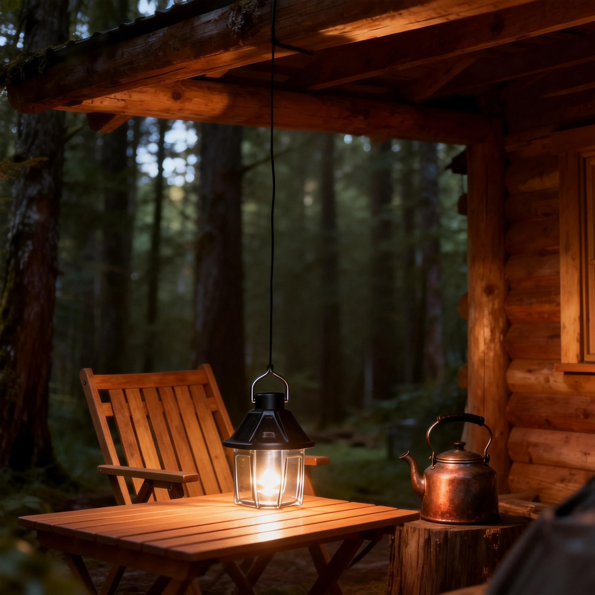Camping atmosphere lights, colorful LED outdoor waterproof portable night scene lights, campsite decorative lights, open-air camping supplies details Picture