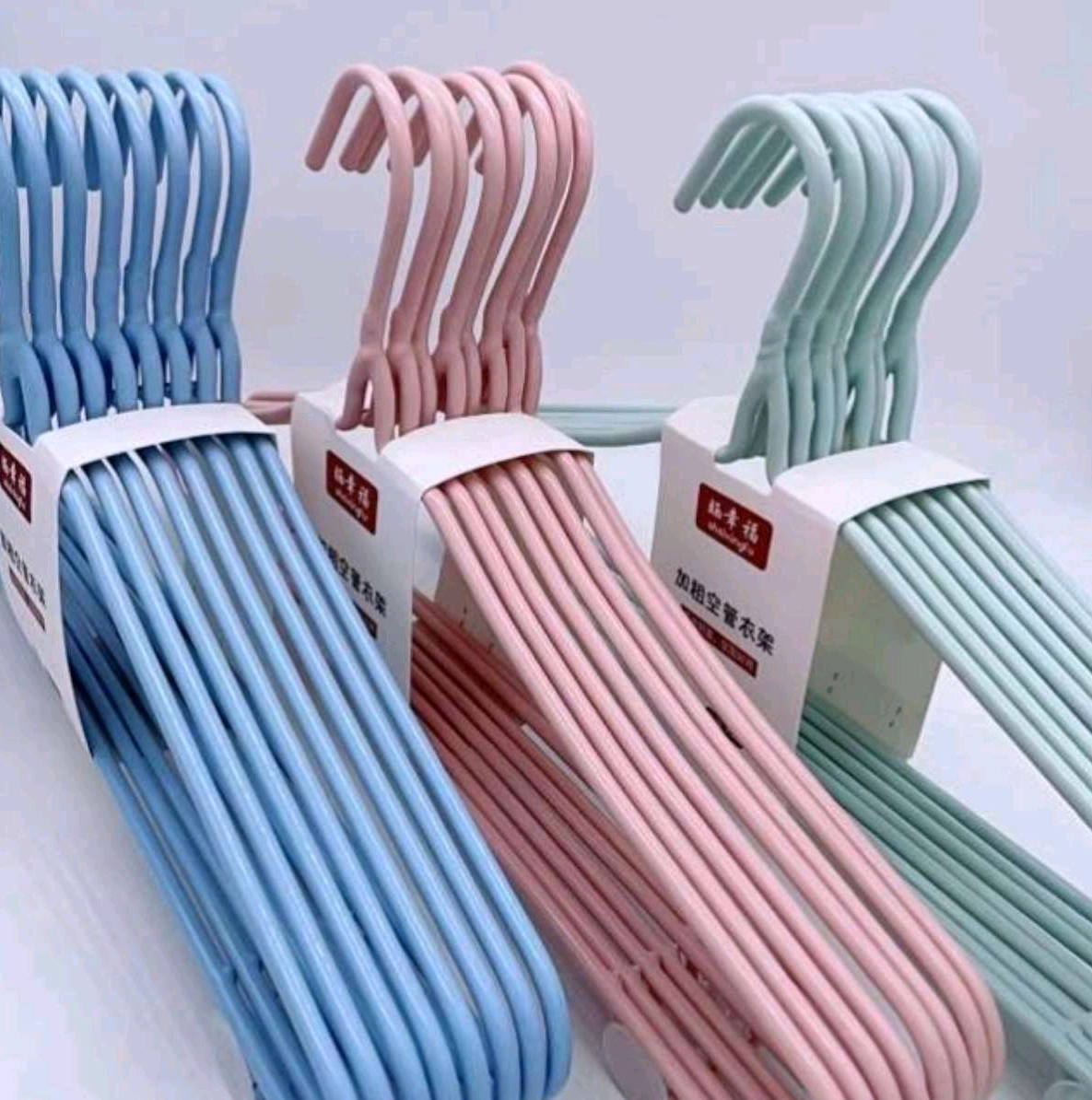 晒幸福0011-8支浸塑粗管衣架详情图3