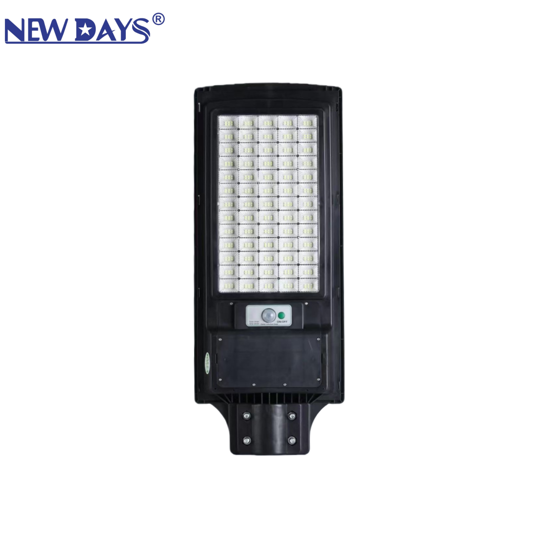 NEWDAYS品牌跨境新款透镜LED太阳能灯人体感应路灯,家用庭院户外高亮应急照明灯,防水防尘的投光灯