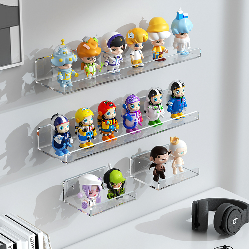 透明亚克力展示架手办摆件收纳架多层透明展示架模型收藏架摆放架