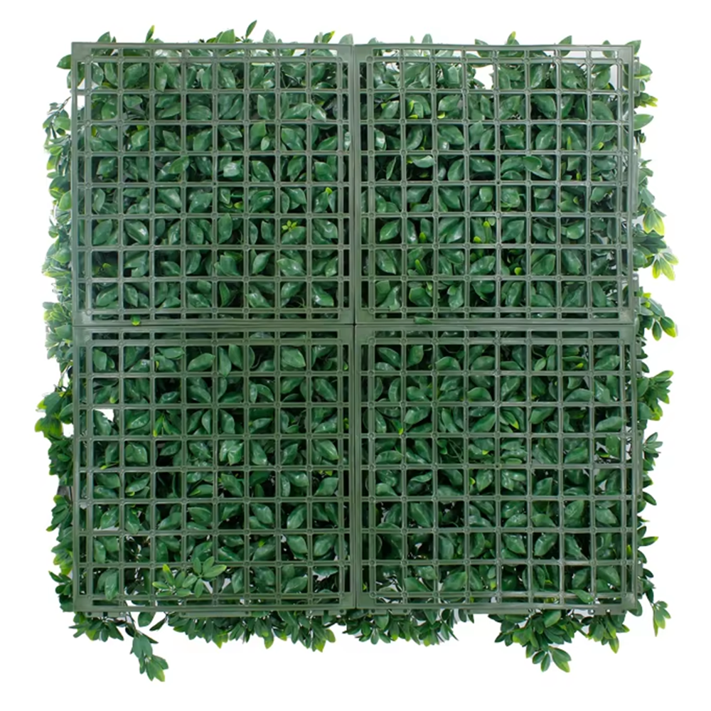High-density artificial plant background walls for foreign trade, artificial green plant turf wall panels, and special lawns for hotel and shopping mall lobbies details Picture