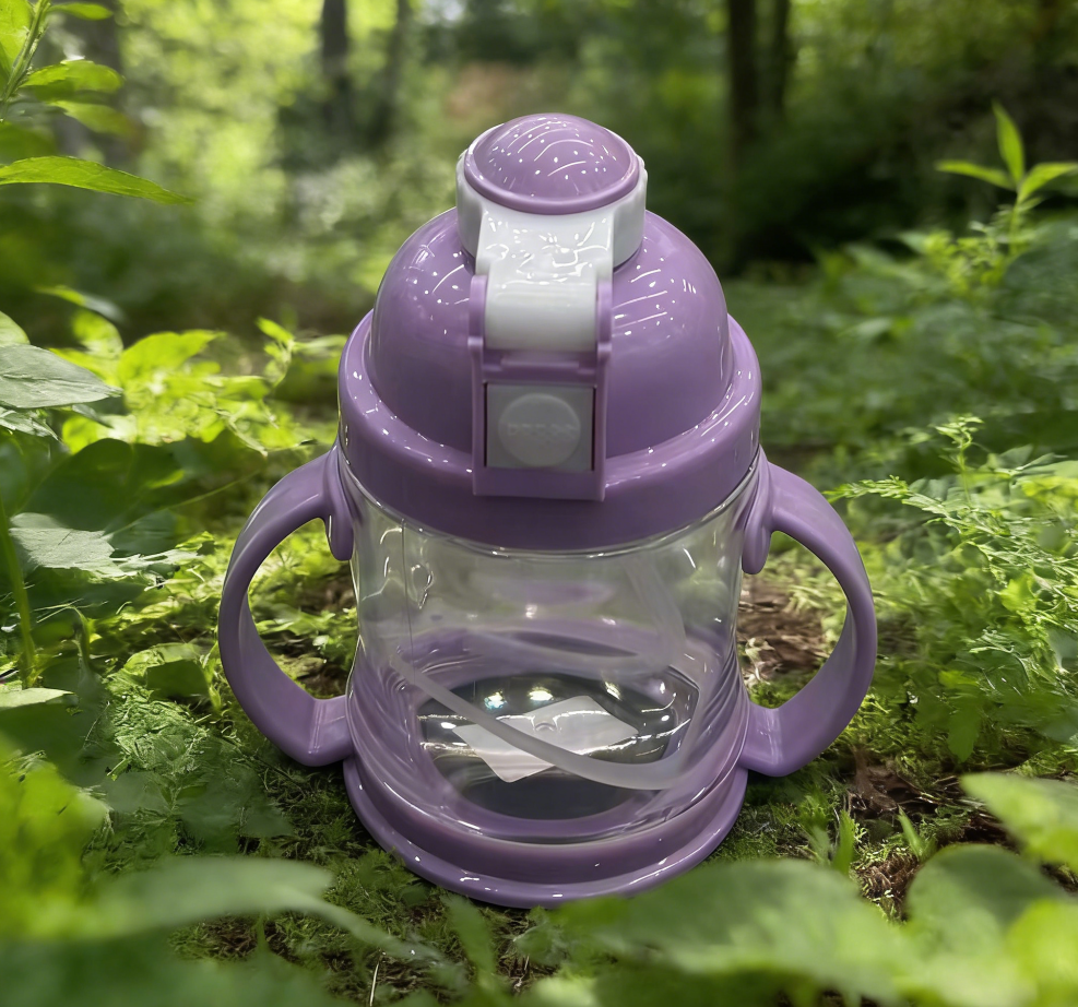 Rabbit purple children's straw cup design high appearance level girls' water cup Baby water bottle Baby drinking cup Water cup Baby water bottle Item Picture
