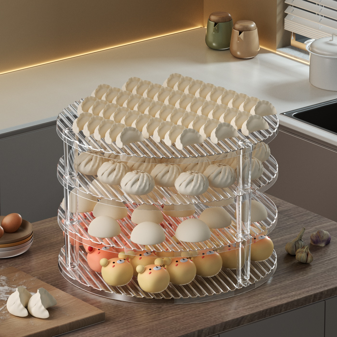 Dumpling plate