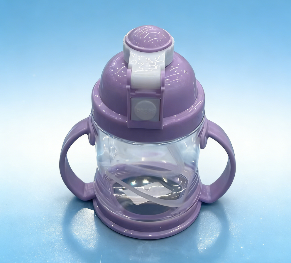 Rabbit purple children's straw cup design high appearance level girls' water cup Baby water bottle Baby drinking cup Water cup Baby water bottle Application Scenario