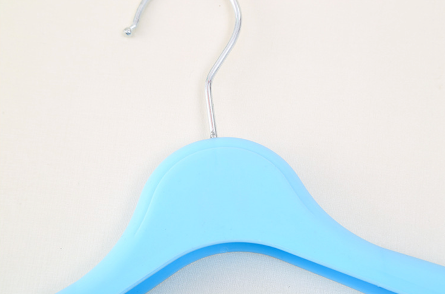 厂家直销塑料儿童衣架童装小孩宝宝白色塑料挂衣架子服装店用衣挂详情18