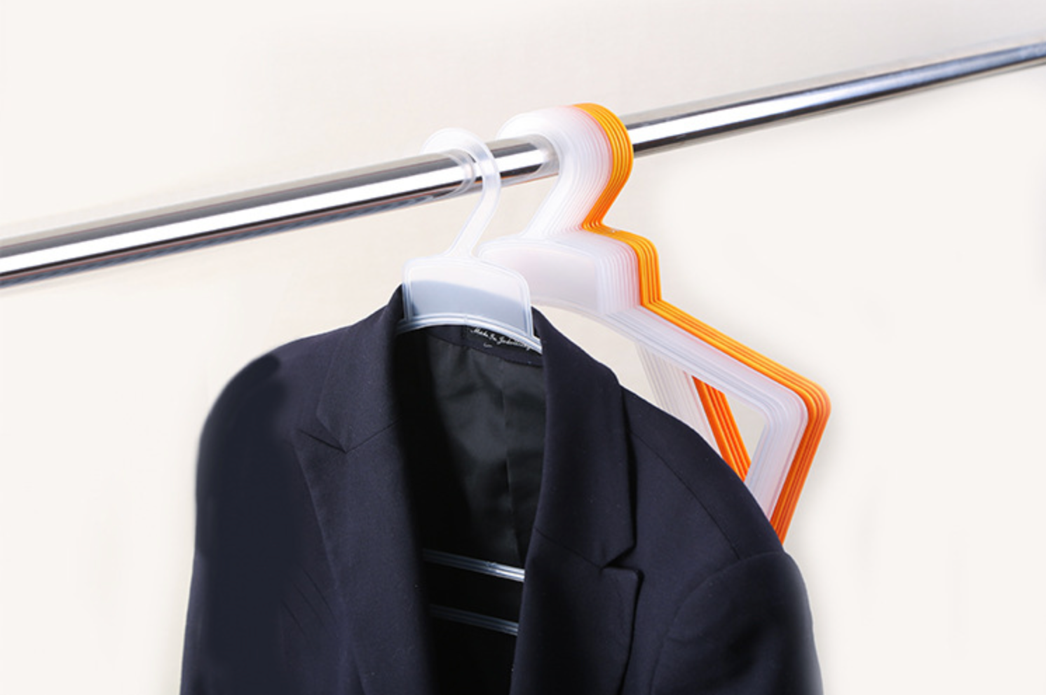儿童连体塑料衣架服装店专用新生儿衣挂宝宝婴儿套装衣架厂家直销详情15