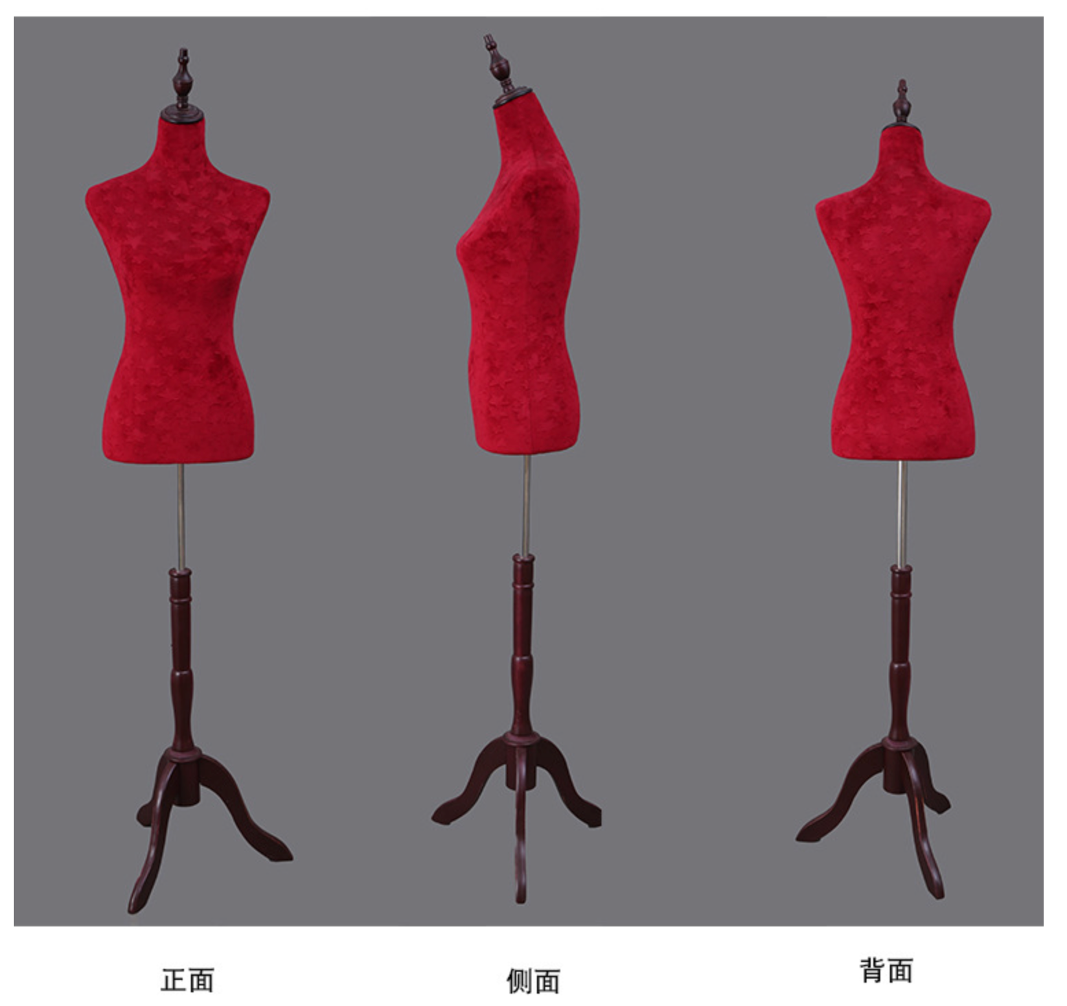 女半身包布绒布泡沫模特服装橱窗展示道具可插针剪裁包布人体模特详情6