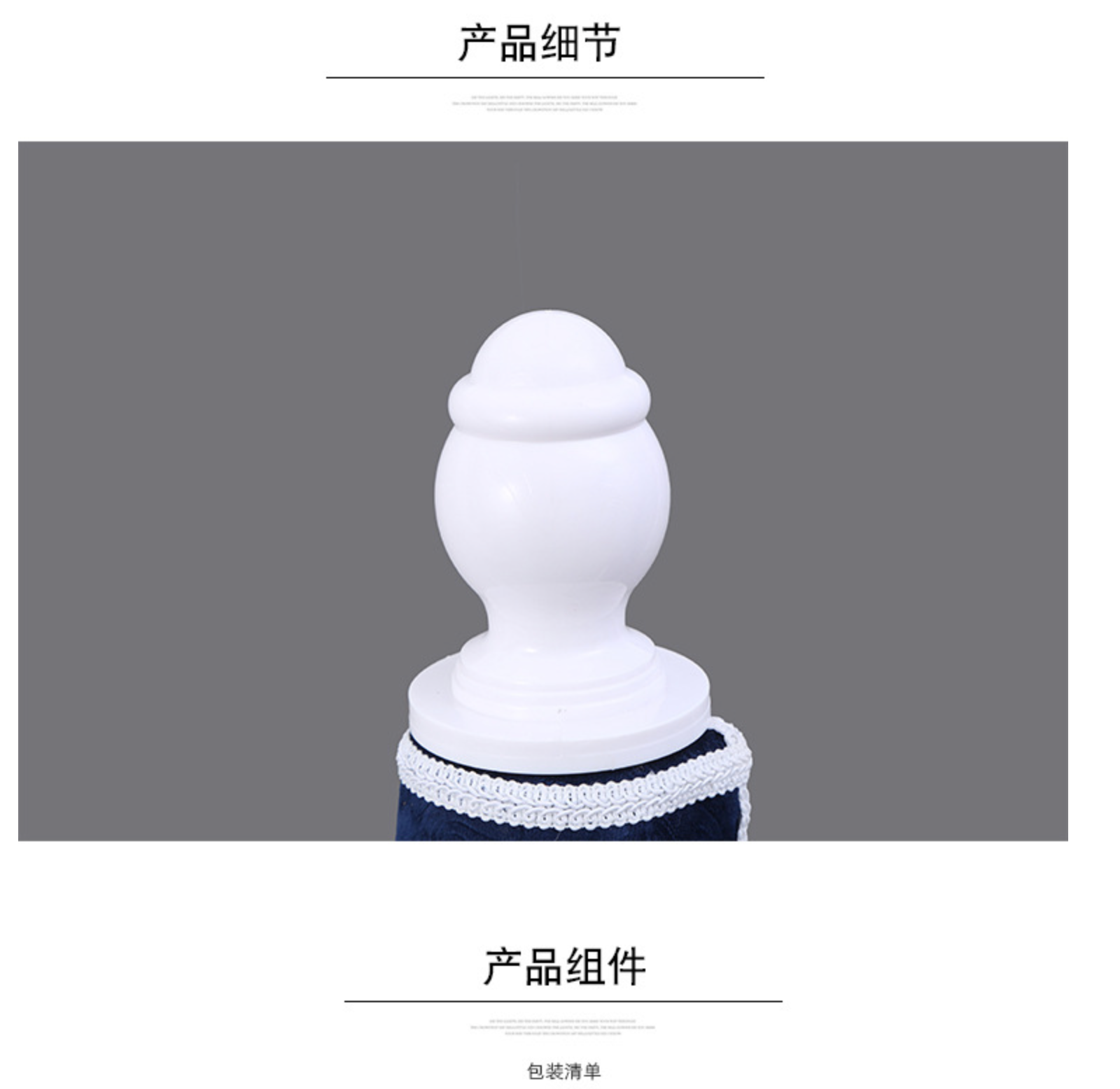 女半身包布绒布泡沫模特服装橱窗展示道具可插针剪裁包布人体模特详情7