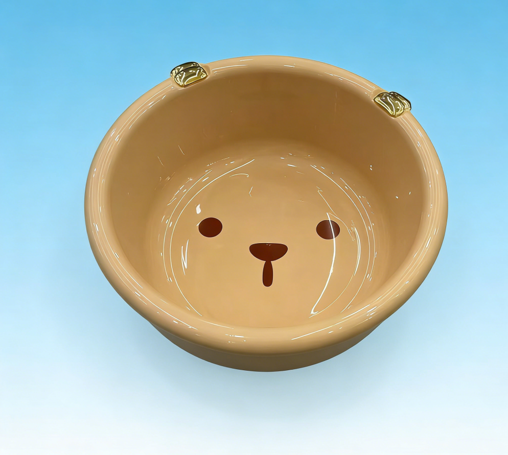 Household thickened plastic washbasin, small washbasin for student dormitories, basin for washing bottoms, basin for washing clothes, water basin Specification image