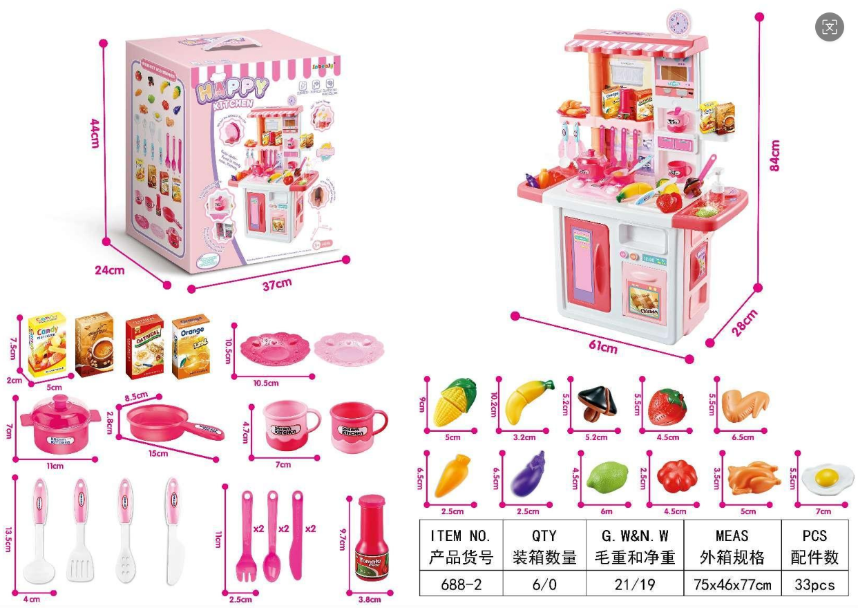 餐厨具玩具实物图
