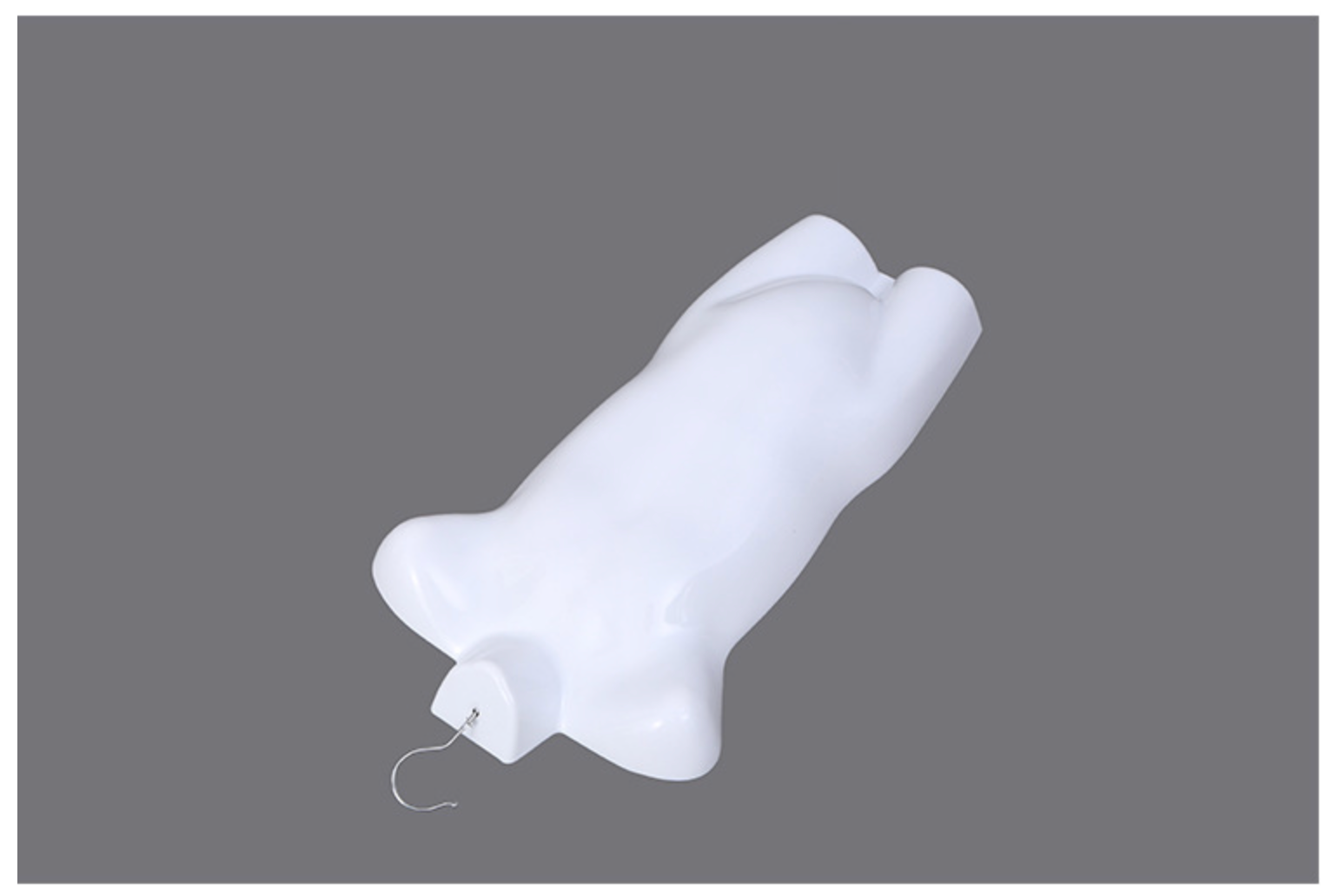 儿童胸片白色游泳衣服装小孩悬挂半身模特片塑料模特展示道具厂家直销详情9