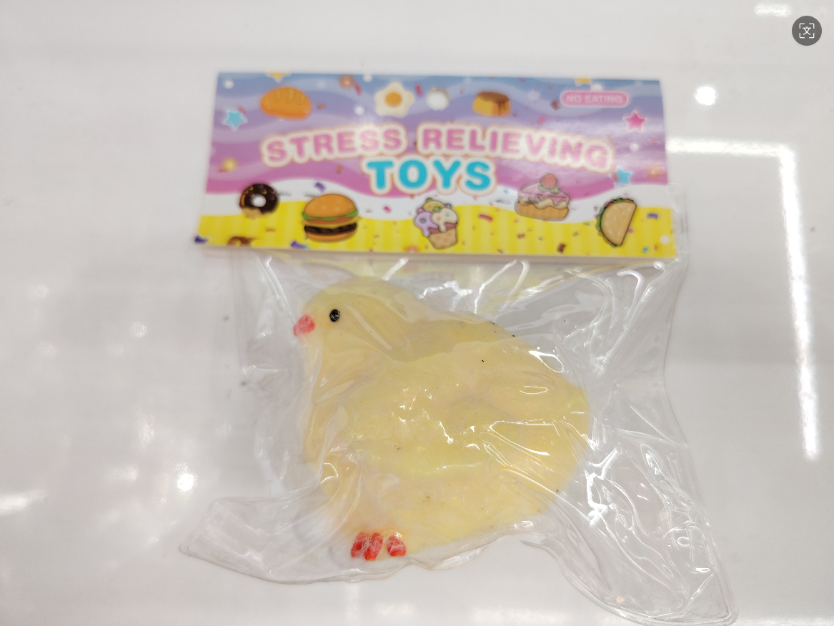 Cross-border e-commerce children's best-selling cute big chicken shape stress-relieving and venting creative toy, educational big chicken shape stress-relieving and relaxing toy