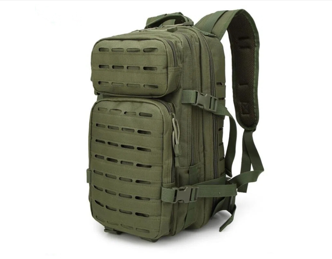 军绿色战术背包大号户外登山包多功能背包跨境户外运动背包