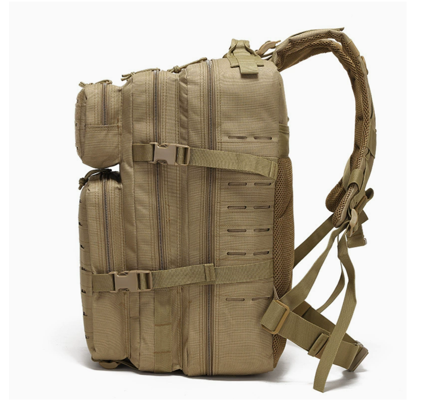 Tactical backpack, large outdoor hiking bag, multi-functional backpack, cross-border outdoor sports backpack, durable and large capacity Specification image