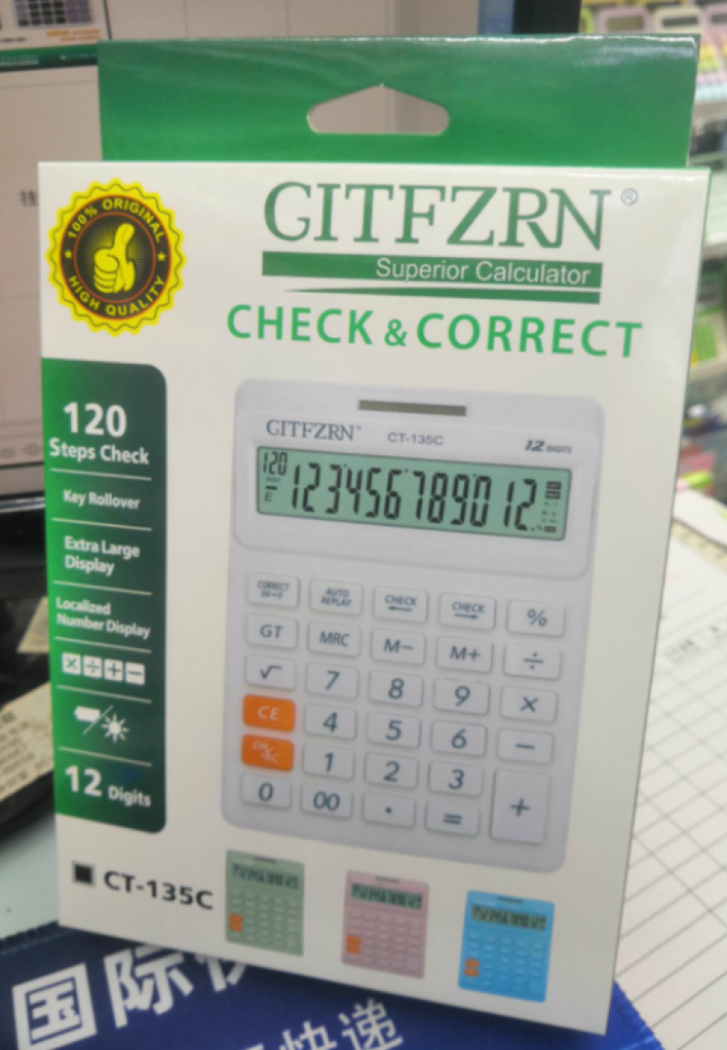 CT-135C Color calculator, multi-functional portable office and study calculator, multi-color model, high appearance level calculator, 2026 new model, Goddess model computer office Calculator details Picture