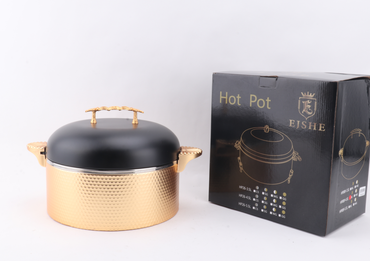 EJSHE WARMER 自助餐保温锅非洲尼日利亚好卖饭盒圆形不锈钢餐炉详情7