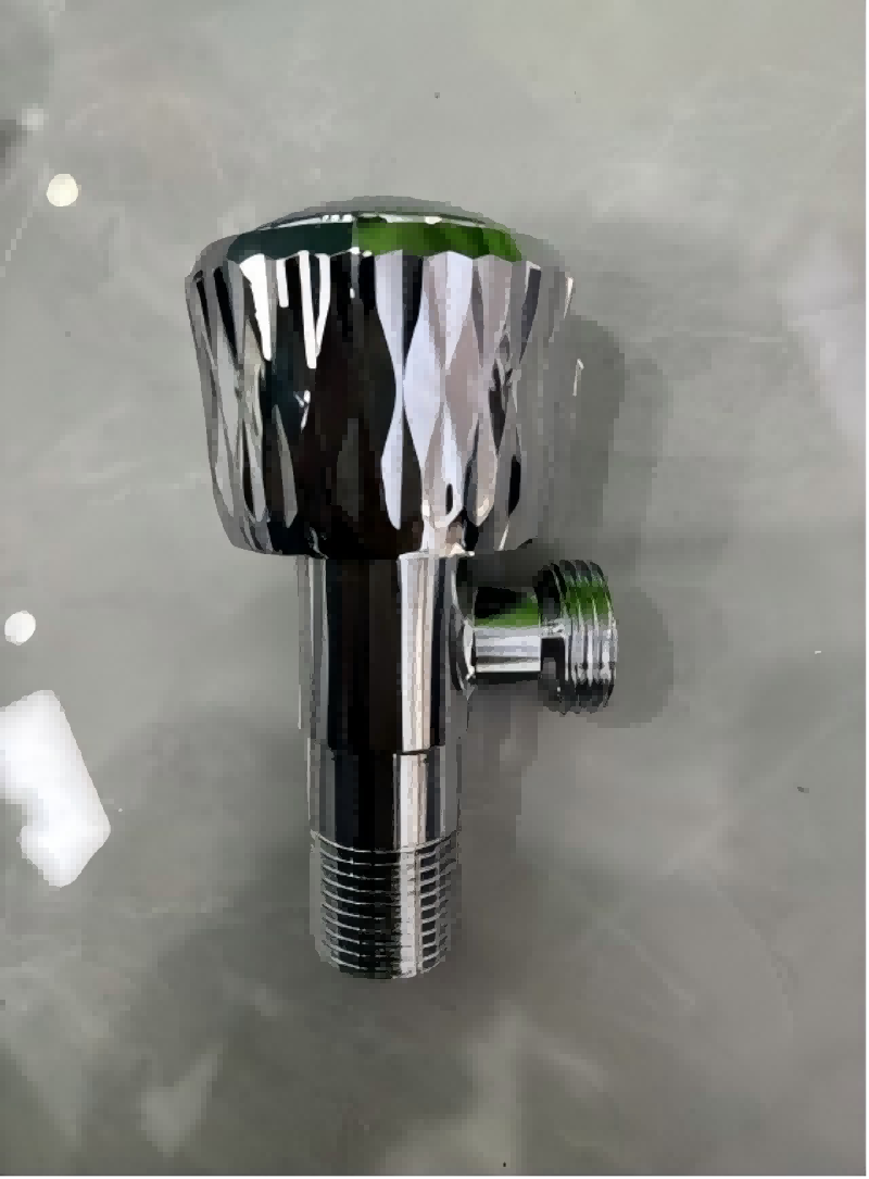 不锈钢角阀大头手轮适用卫生间厨房热水器止水阀明装角阀单水阀马桶伴侣止水阀三角阀