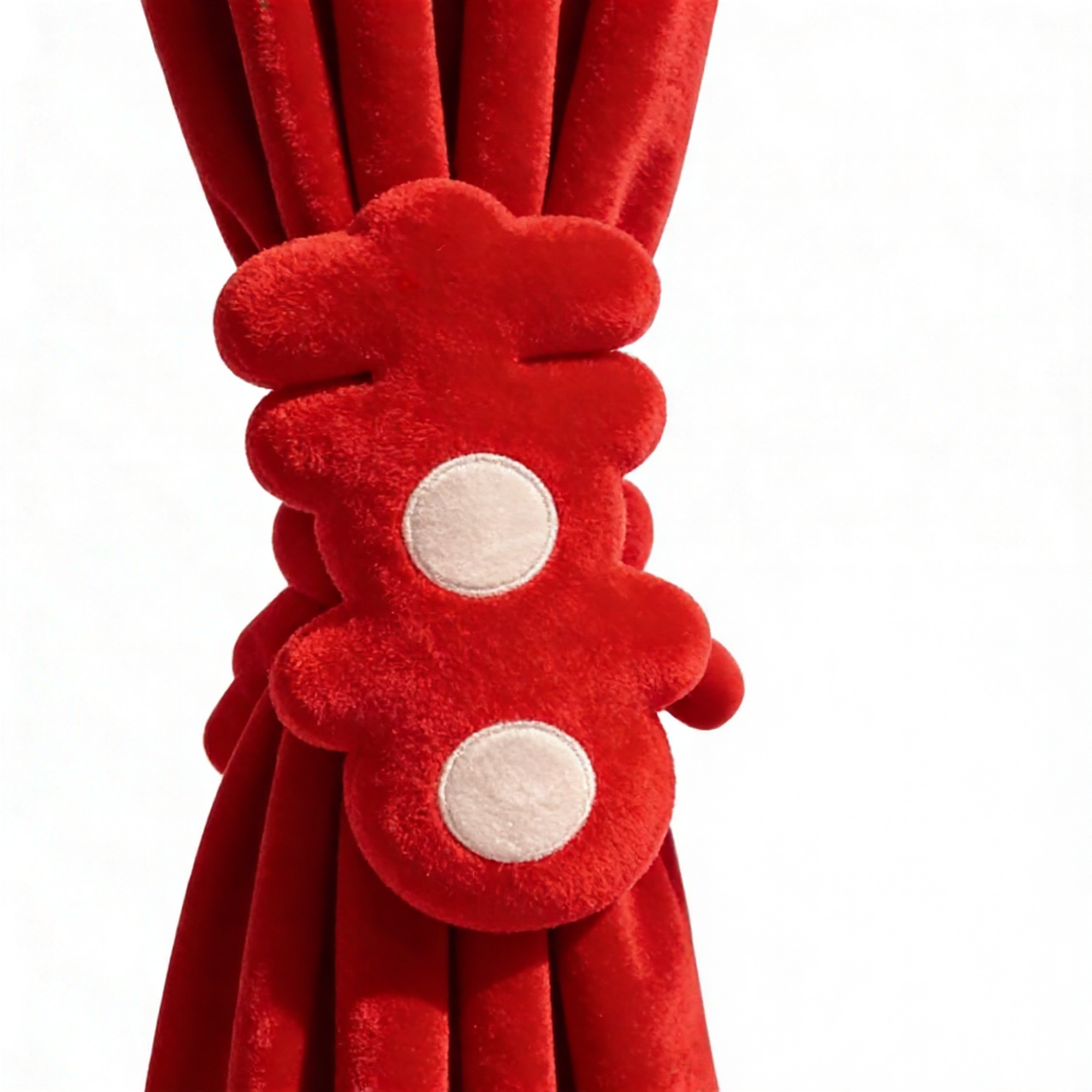 Wedding bedside pillows with the character "Happiness", wedding supplies, decoration and arrangement for the newlywed room, cushions, and heart-shaped festive dolls on the bed Item Picture