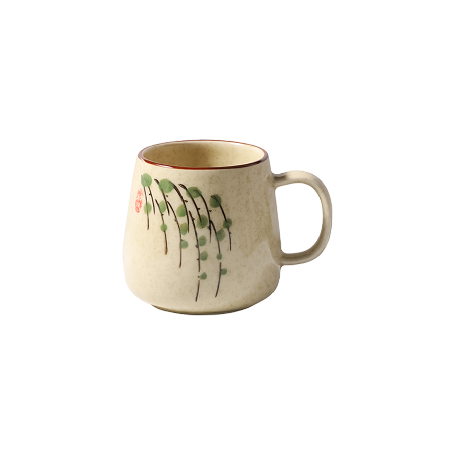 牛奶杯陶瓷杯子马克杯创意早餐茶具耐热耐用家用办公陶瓷杯