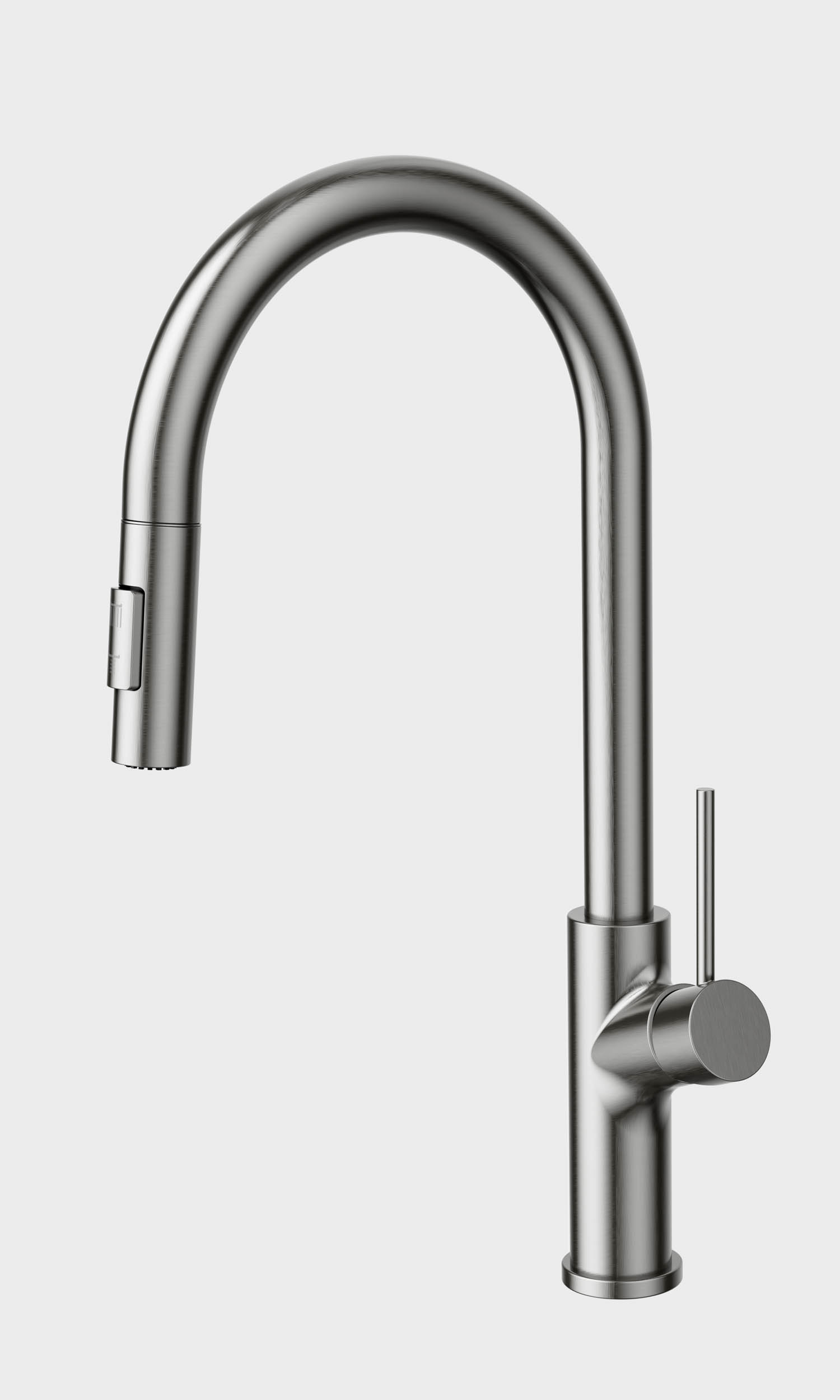 Holy Cold and hot kitchen faucet, 304 stainless steel, rotatable and pull-out universal splash-proof single cold sink faucet
