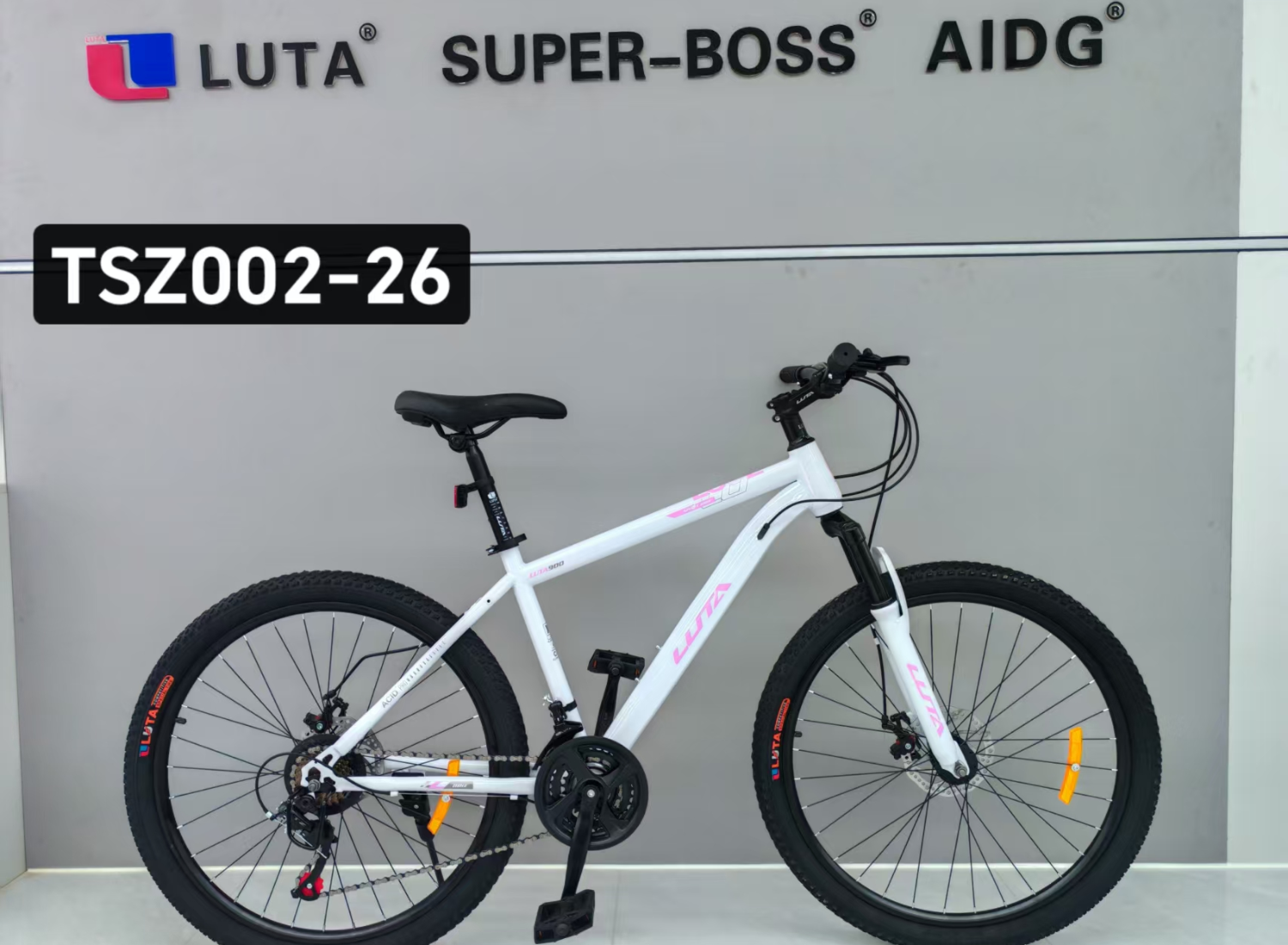 LUTA orange mountain bike TSZ002-26, un diseño fresco para una experiencia de ciclismo de alto rendimiento. Precio asequible y rentable details Picture
