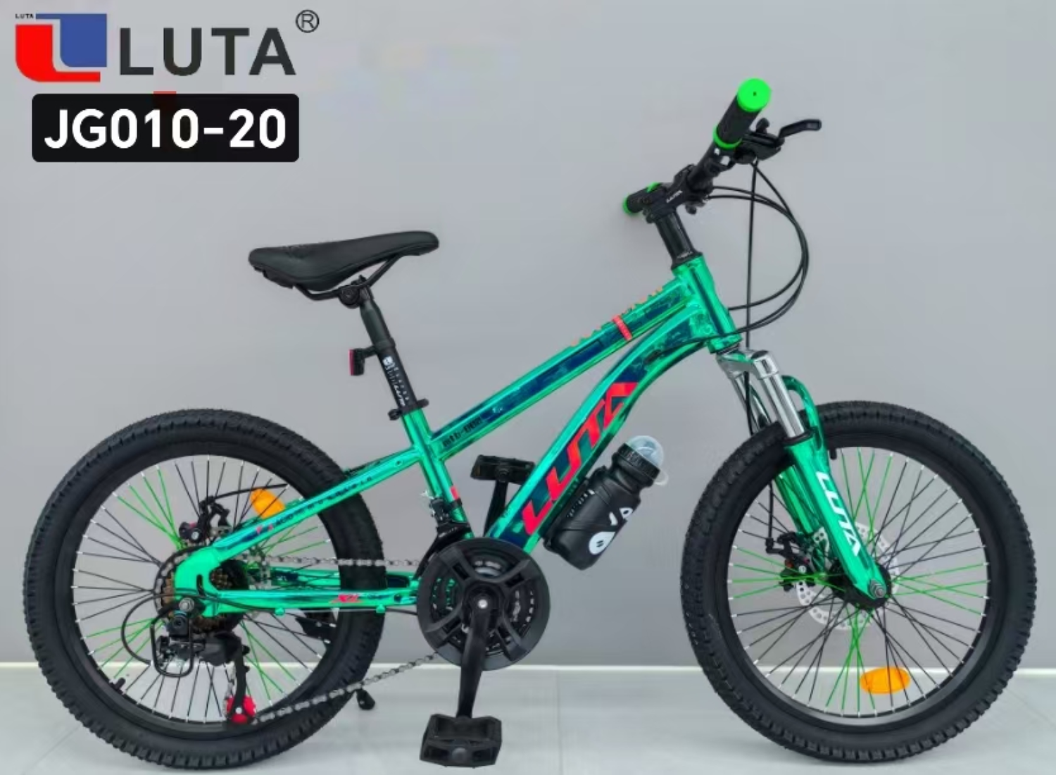 مركبة أطفال Luta Boild Hills JG010-20، وهي مطابقة وردية رائعة مزوَّدة بشوكة أمامية مضادة للزلازل وصحن فرامل. Item Picture