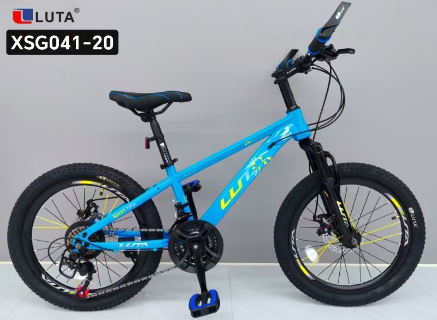 LUTA Purple Children's mountain Bike XSG041-20, with a fashionable design, is the new favorite for cycling. Item Picture