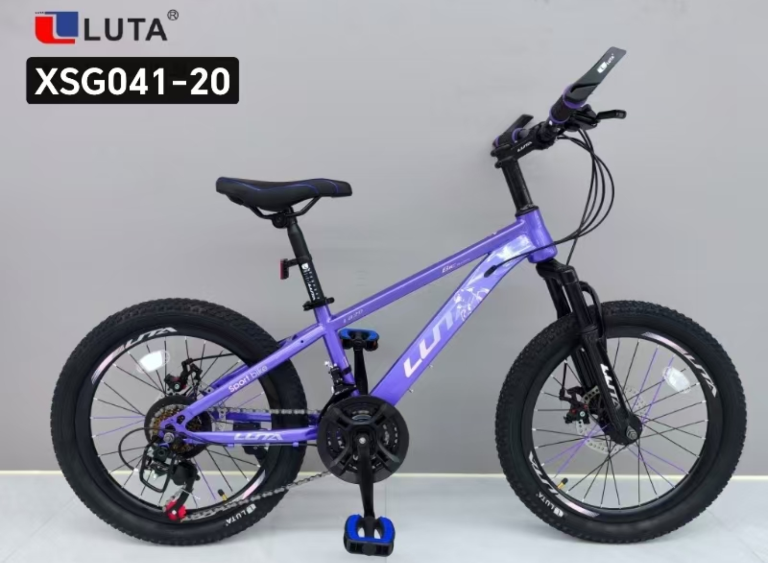 LUTA Purple Children's mountain Bike XSG041-20, with a fashionable design, is the new favorite for cycling.