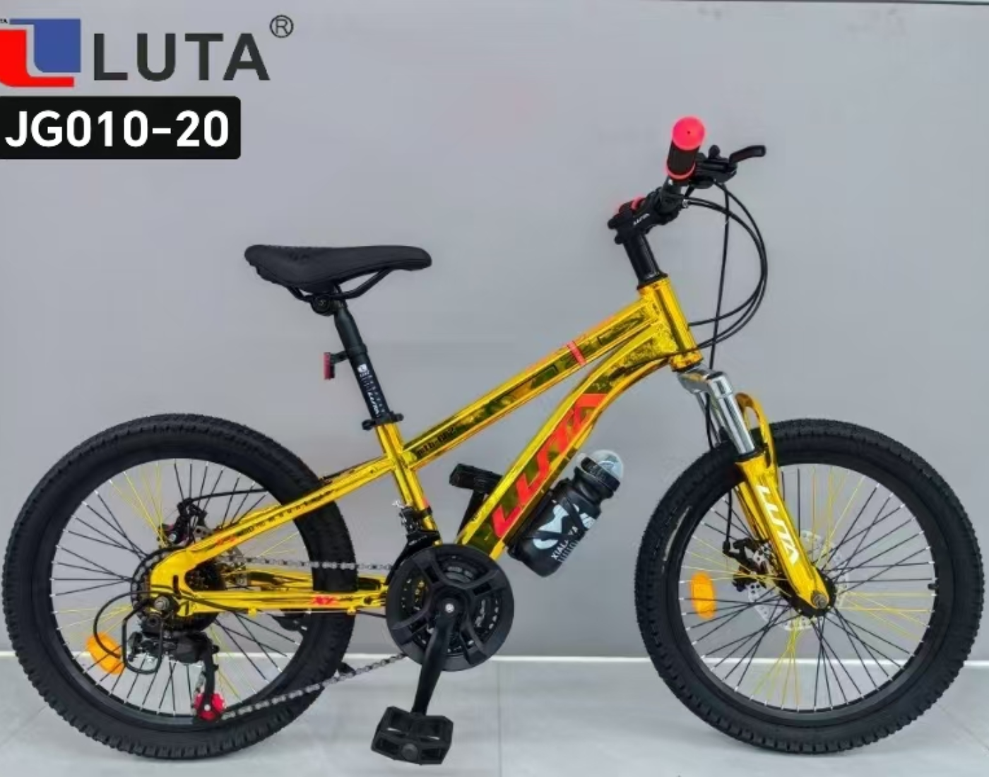 مركبة أطفال Luta Boild Hills JG010-20، وهي مطابقة وردية رائعة مزوَّدة بشوكة أمامية مضادة للزلازل وصحن فرامل. details Picture