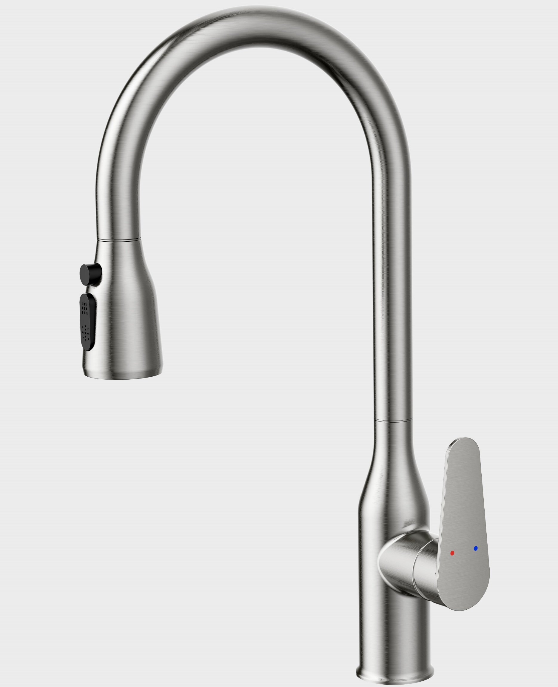 Holy pull-out faucet for kitchen and bathroom, stainless steel multi-mode cold and hot water sink faucet
